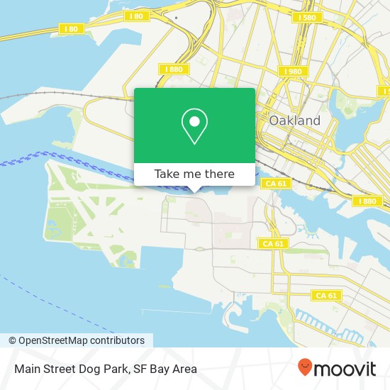 Main Street Dog Park map
