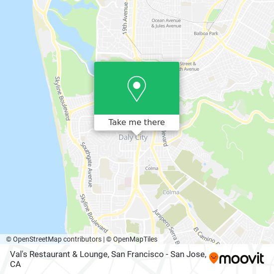 Val's Restaurant & Lounge map