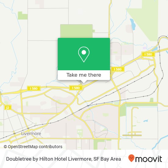 Doubletree by Hilton Hotel Livermore map