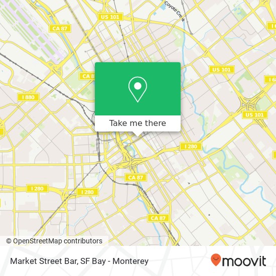 Market Street Bar map