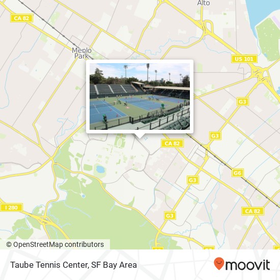 Mapa de Taube Tennis Center