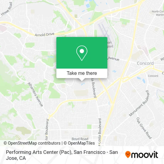 Performing Arts Center (Pac) map