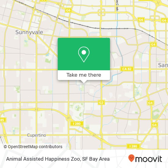 Animal Assisted Happiness Zoo map