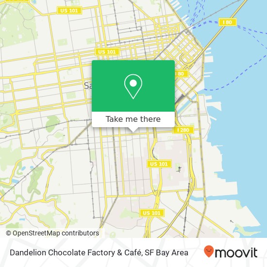 Dandelion Chocolate Factory & Café map