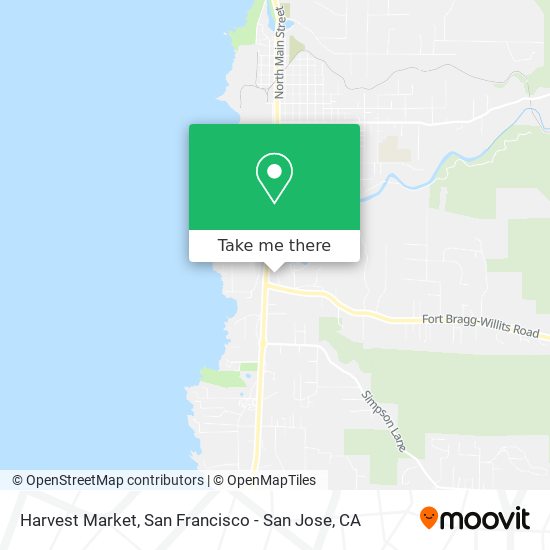 Harvest Market map