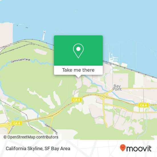 Mapa de California Skyline