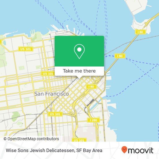 Mapa de Wise Sons Jewish Delicatessen