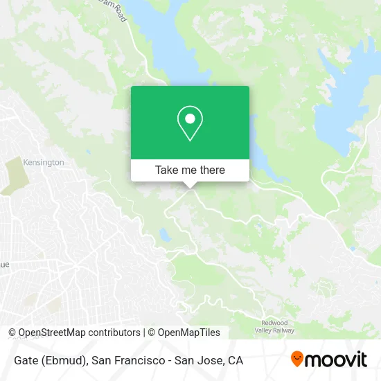 Gate (Ebmud) map