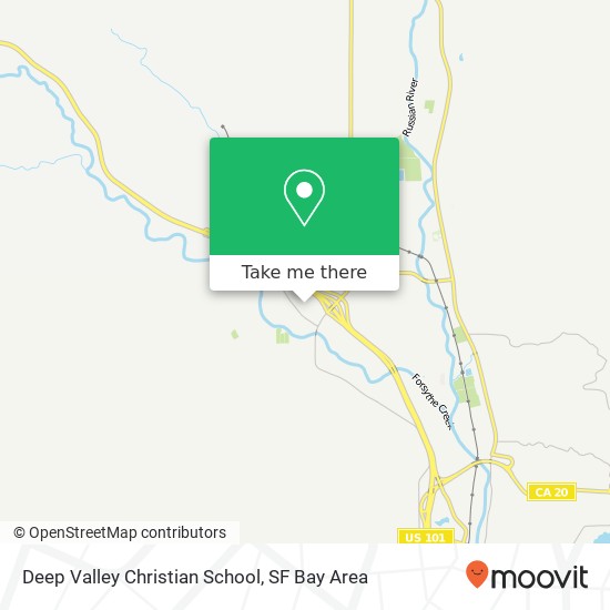 Mapa de Deep Valley Christian School