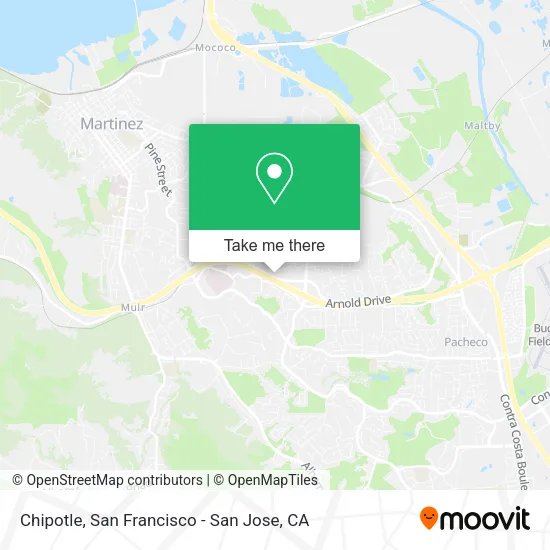 Mapa de Chipotle