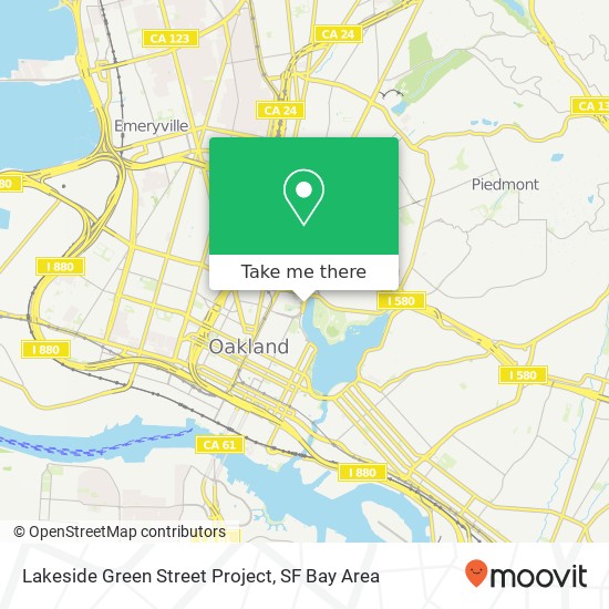 Mapa de Lakeside Green Street Project