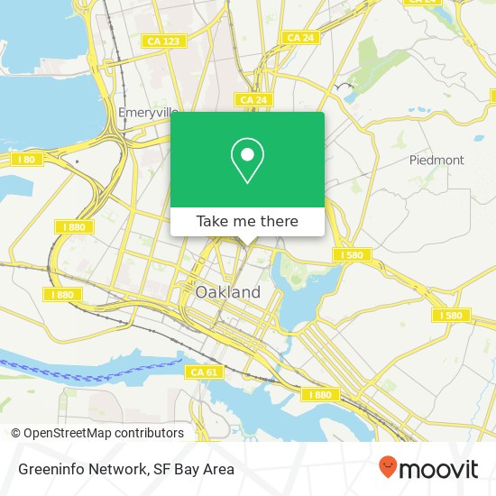 Greeninfo Network map