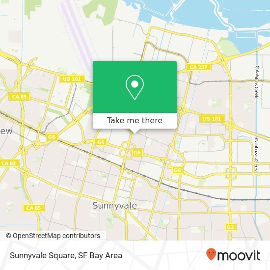 Mapa de Sunnyvale Square