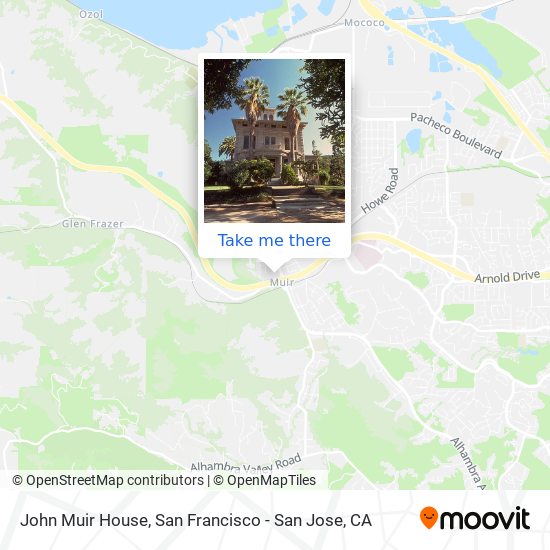 Mapa de John Muir House