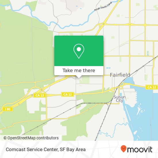 Comcast Service Center map