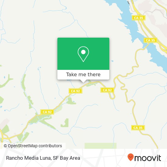 Mapa de Rancho Media Luna