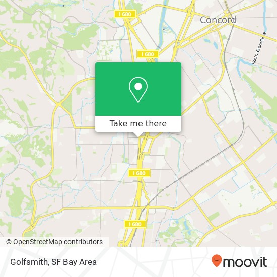 Golfsmith map