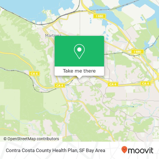Mapa de Contra Costa County Health Plan
