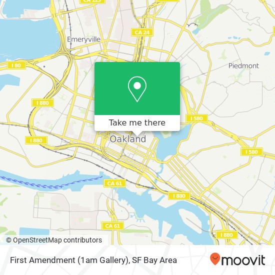 First Amendment (1am Gallery) map