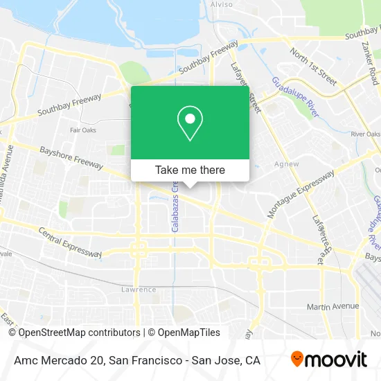 Amc Mercado 20 map