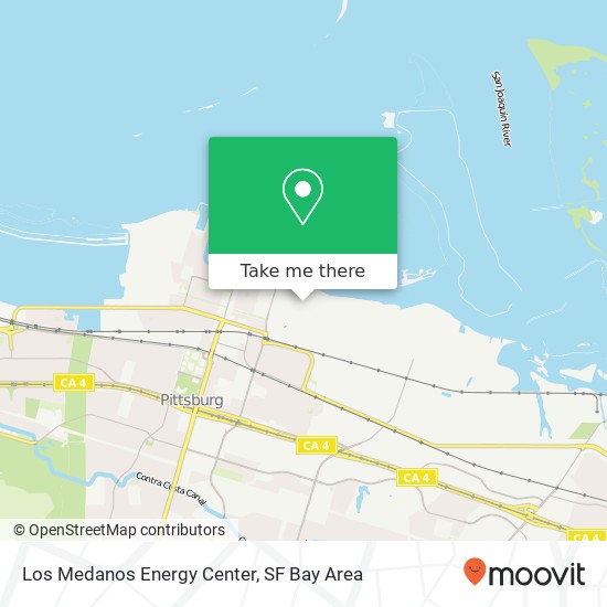 Mapa de Los Medanos Energy Center