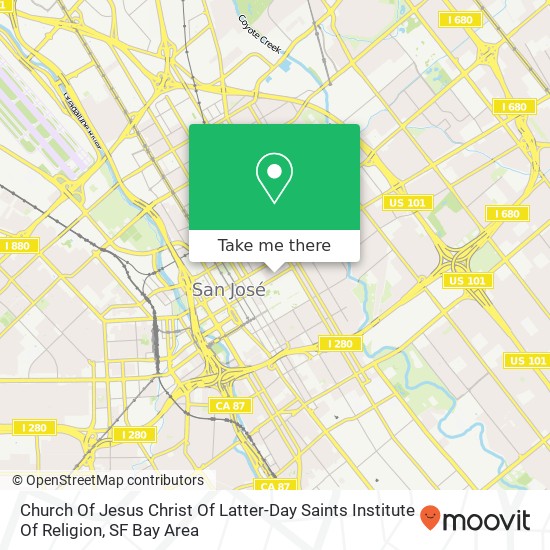 Mapa de Church Of Jesus Christ Of Latter-Day Saints Institute Of Religion