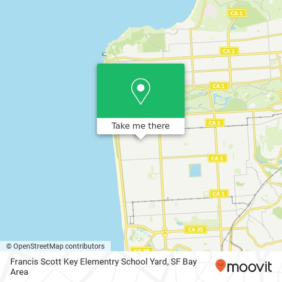 Francis Scott Key Elementry School Yard map