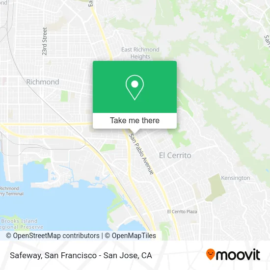 Mapa de Safeway