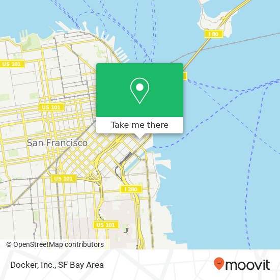 Docker, Inc. map