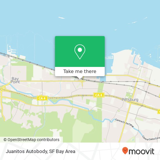 Mapa de Juanitos Autobody