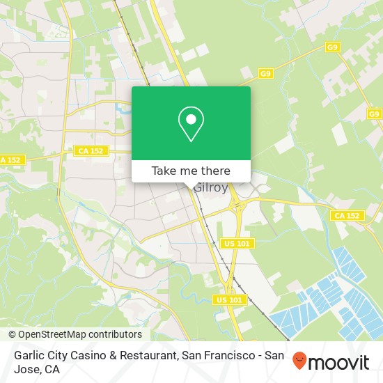 Garlic City Casino & Restaurant map