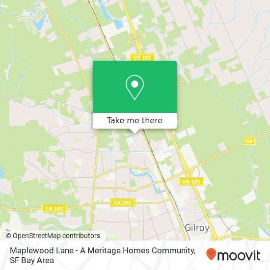 Maplewood Lane - A Meritage Homes Community map