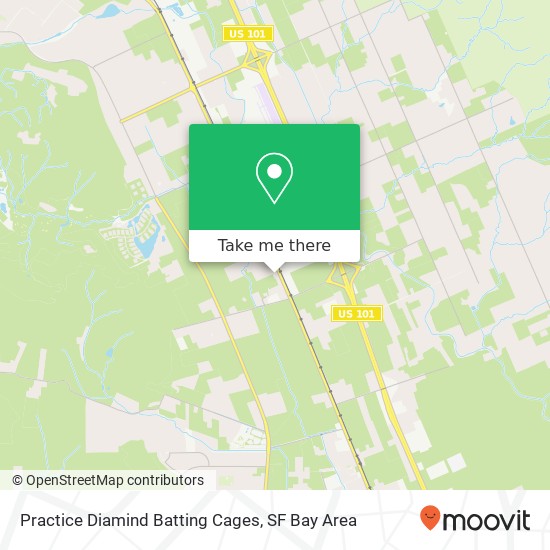 Practice Diamind Batting Cages map