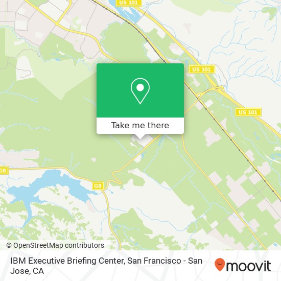 IBM Executive Briefing Center map