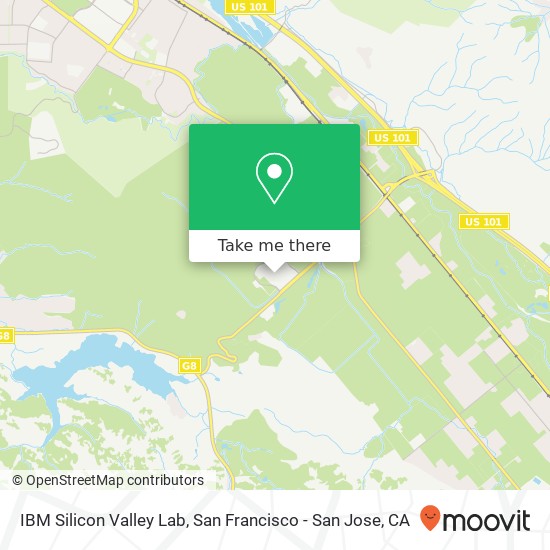 IBM Silicon Valley Lab map