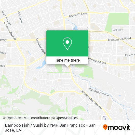 Mapa de Bamboo Fish / Sushi by YMP