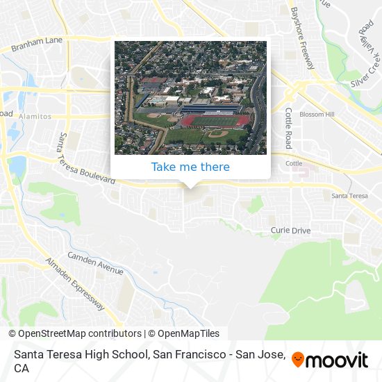 Santa Teresa High School map