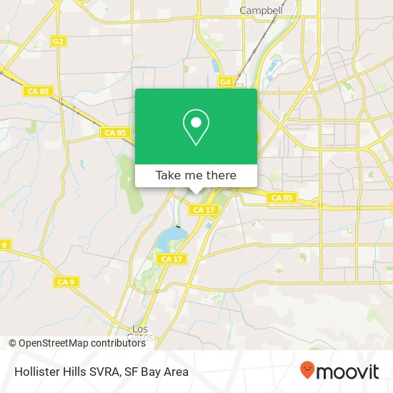 Hollister Hills SVRA map