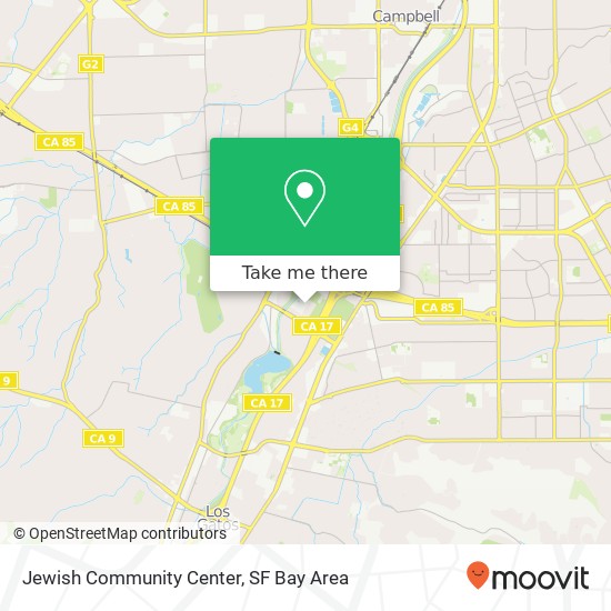 Jewish Community Center map