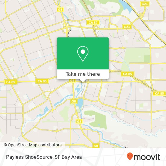 Payless ShoeSource map