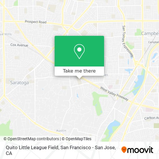 Mapa de Quito Little League Field