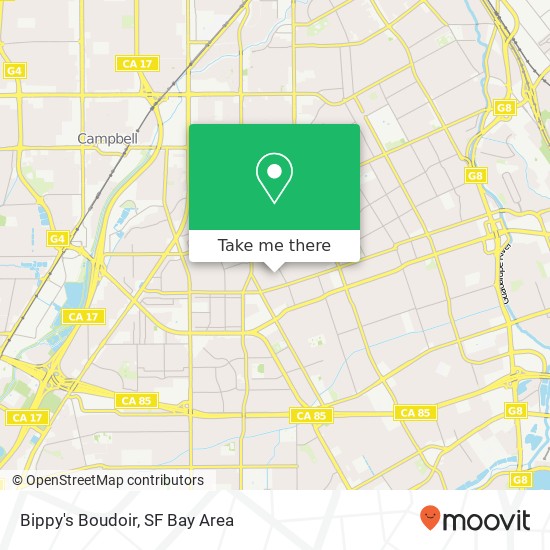Mapa de Bippy's Boudoir