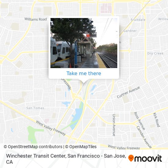 Winchester Transit Center map