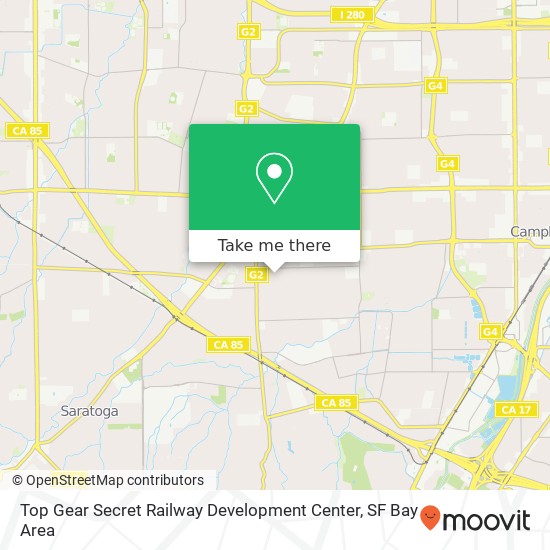 Mapa de Top Gear Secret Railway Development Center