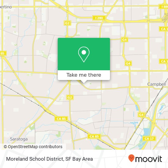Mapa de Moreland School District