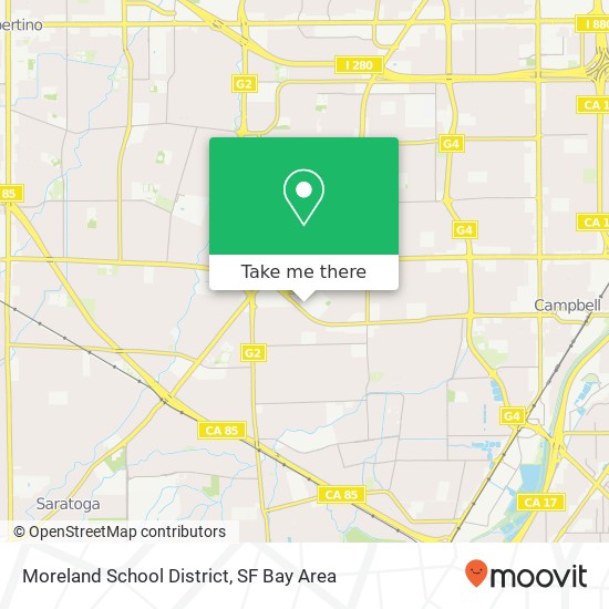 Moreland School District map