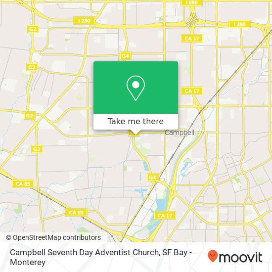 Campbell Seventh Day Adventist Church map