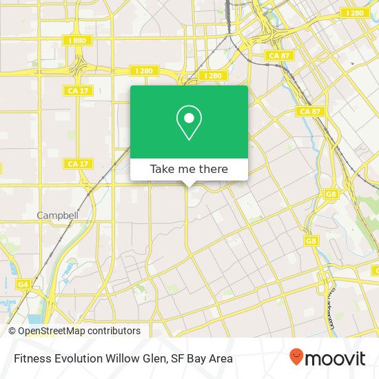 Mapa de Fitness Evolution  Willow Glen