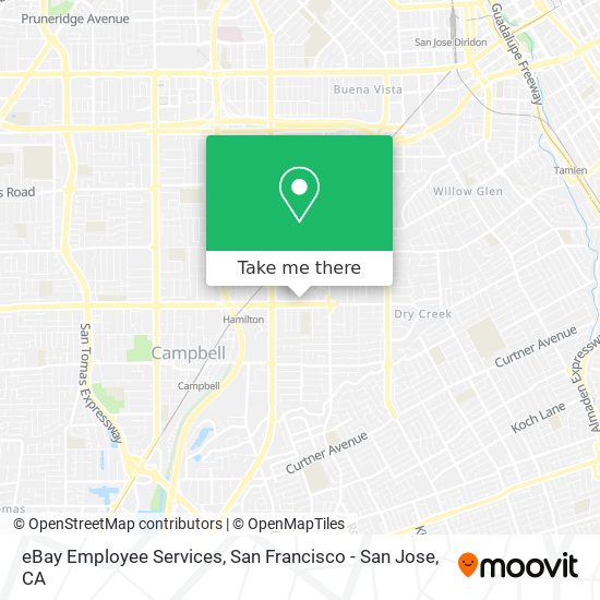 eBay Employee Services map