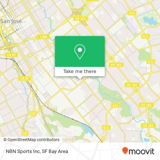 NBN Sports Inc map